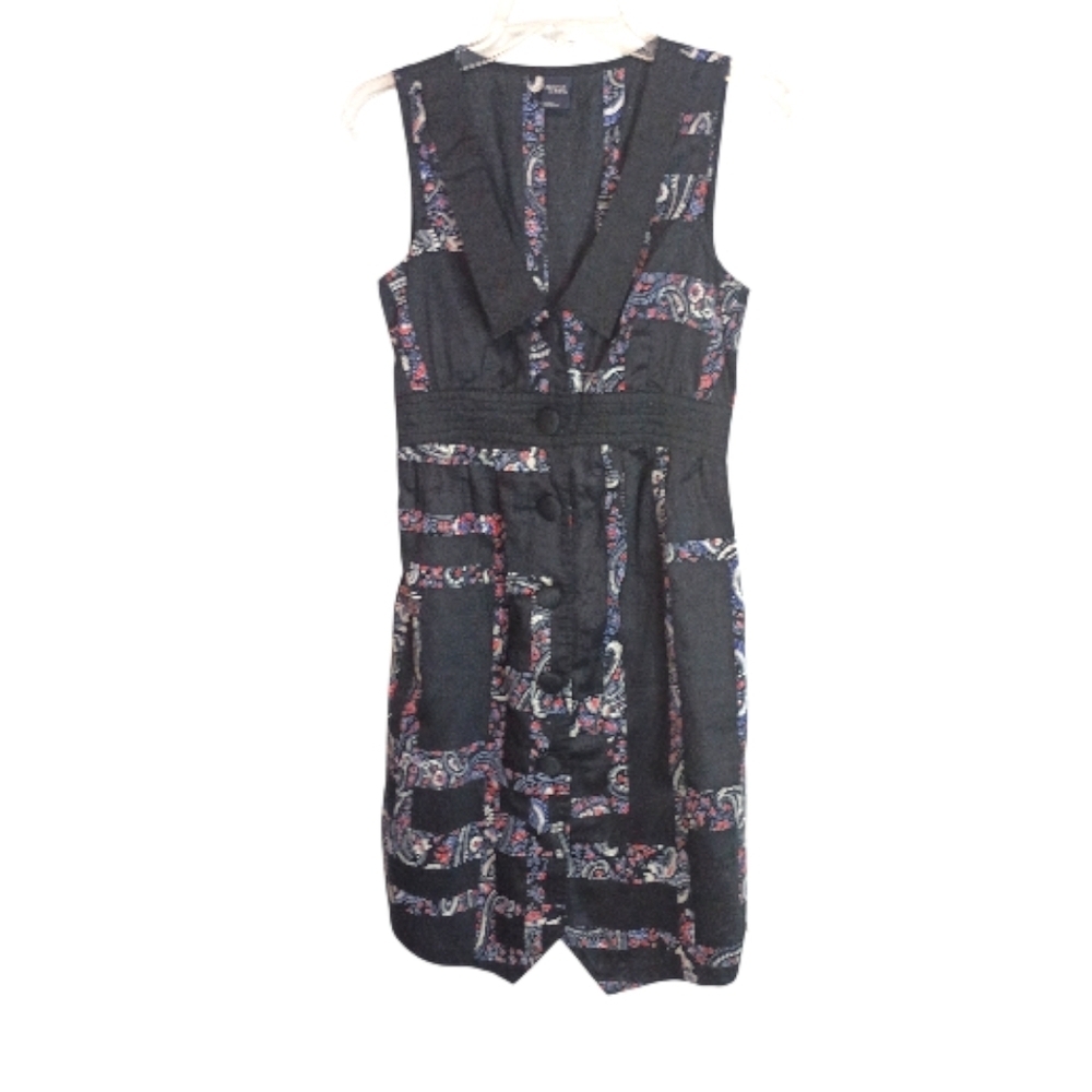 Gentle Fawn -Floral Patterned Sleeveless Dress- Size Small